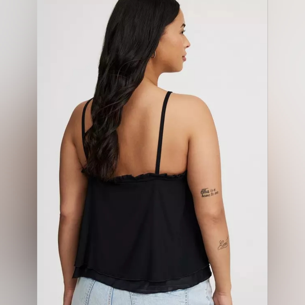 NWT 3X TORRID Mesh Tank BLACK - Picture 3 of 6